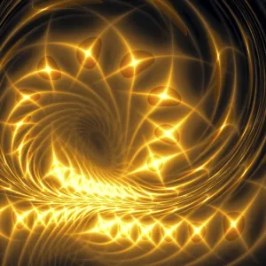 Abstract Fractal Background Print
