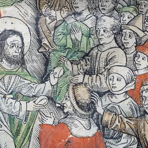 Detail from The Bread Wonder Print, Nuremberg, 1491 Detail from The Bread Wonder Print, Nuremberg, 1491