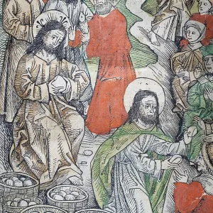 Detail from The Bread Wonder Print, Nuremberg, 1491 Detail from The Bread Wonder Print, Nuremberg, 1491