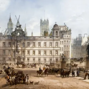 Northumberland House Print, London, 1874