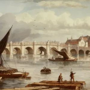 Westminster Bridge Print, London, 1754 Westminster Bridge Print, London, 1754