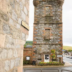Dufftown Clock Tower Print - August 2014 Dufftown Clock Tower Print - August 2014