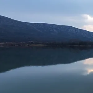 Evening atmosphere at Tribalj Lake Print, Croatia Evening atmosphere at Tribalj Lake Print, Croatia