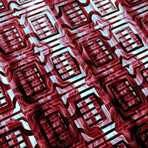 Fractal Print with Metallic Luster Fractal Print with Metallic Luster