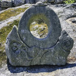 Jardín del Anillo, Sortelha, Serra da Estrela, Beira Alta, Portugal. Jardín del Anillo, Sortelha, Serra da Estrela, Beira Alta, Portugal.