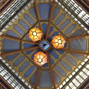 Leadenhall Market Ceiling Print, London England