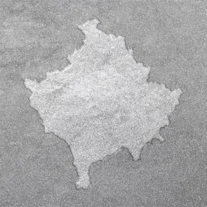 Mapa de Kosovo, fondo de plata, fondo del mapa. Mapa de Kosovo, fondo de plata, fondo del mapa.