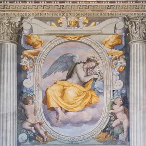 Print of Moderation, fresco by Alessandro Allori Print of Moderation, fresco by Alessandro Allori