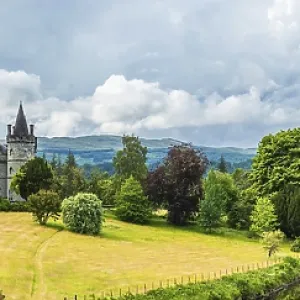 Panorama Print of Inveraray Castle, Clan Campbell, Scotland Panorama Print of Inveraray Castle, Clan Campbell, Scotland