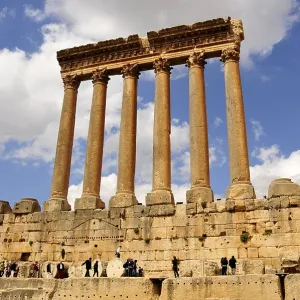 Baalbek's Temple of Jupiter Columns Print Baalbek's Temple of Jupiter Columns Print