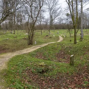 Paisaje alrededor de Fleury-devant-Douaumont. Paisaje alrededor de Fleury-devant-Douaumont.