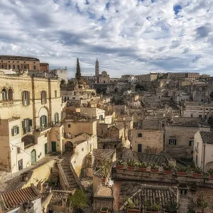 Matera Sunrise Print - Cave Dwellings in Italy Matera Sunrise Print - Cave Dwellings in Italy