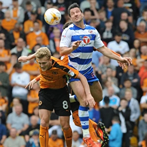 Sky Bet Championship Glass Coaster Collection: Wolves v Reading