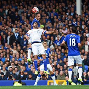 Battle for Supremacy: Jagielka vs. Costa - Everton vs. Chelsea, Premier League Showdown (September 2015)