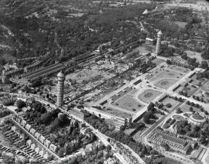 Brunel Prints: Crystal Palace Print, Aerial View