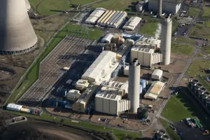 Prints of Didcot A Power Station, Oxfordshire. Photographed from the air in February 2013, prior to decommission and closure on 22nd March 2013 Aerial Views of England - Landscapes, Cities and Heritage from Above: Didcot A Power Station Print, Oxfordshire