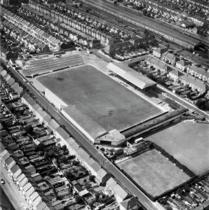 Prints of Priestfield Road Stadium, Gillingham. Photographed in July 1972. Aerofilms Collection England from the Air - Landscapes, Cities and Heritage: Priestfield Road Stadium Print, July 1972