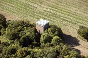 Prints of The Belvedere, Waldershare Park, Kent, 2017 England from the Air - Landscapes, Cities and Heritage: Waldershare Park Belvedere Print