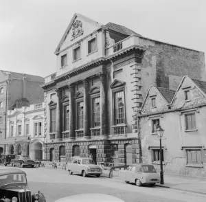 Bristol Prints: Coopers Hall Print: A Georgian perspective view of the Bristol hall
