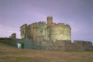 Prints of PENDENNIS CASTLE, Falmouth, Cornwall. The castle in late evening Historic Landmark Prints: Pendennis Castle Print: Late Evening View