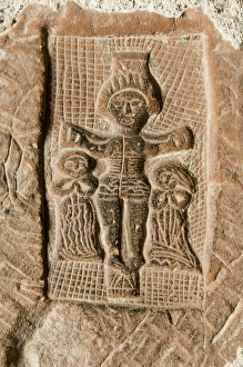 Carlisle Castle wall carvings N071976 Carlisle Castle wall carvings N071976