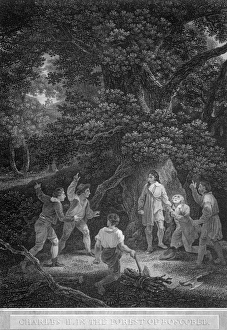Charles II in the Forest of Boscobel J920320 Charles II in the Forest of Boscobel J920320