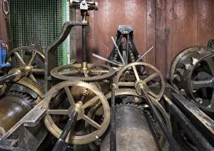 Birmingham University Clock Mechanism Print DP249078