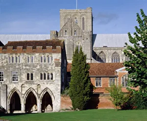 The Deanery and Winchester Cathedral K011415 The Deanery and Winchester Cathedral K011415