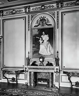 Dining room fireplace, Bath House, Piccadilly BL21168 Dining room fireplace, Bath House, Piccadilly BL21168
