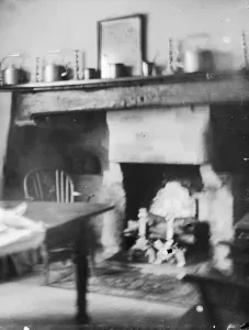 Interior Print of The White Horse Inn's Inglenook Fireplace