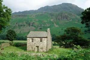 House And Home Prints: Cumbrian Fells Print: BIRD HOW Farmhouse