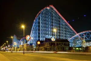 Blackpool Pleasure Beach Roller Coaster Print