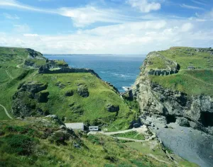 Tintagel Castle Print: General View of the Castle