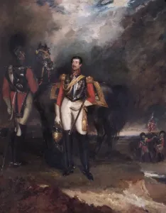 Print of Viscount Combermere in 1st Life Guards uniform