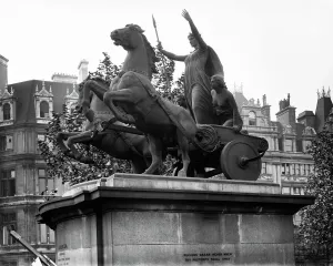 Boudicca and Daughters Chariot Print