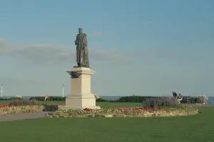 Prints of Statue located in gardens in front of Grand Hotel, Eastbourne. Spencer Compton was Mayor of Eastbourne 1897/98. IoE 293572 Sculpture Prints: Spencer Compton Statue Print, Eastbourne Gardens