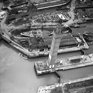 England Collection: Grimsby Dock Tower EAW029404