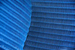 Blue Wicker Chair Print DP031699