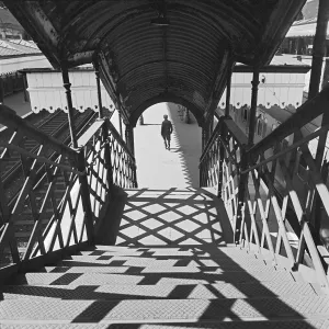 Bridges – River Crossings and Engineering Structures: Railway Station Footbridge Print