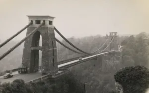 Brunel Prints: Print of Clifton Suspension Bridge viewed from the north