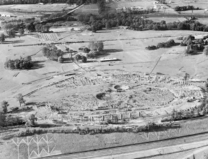 Print of Wembley Stadium site, 1922