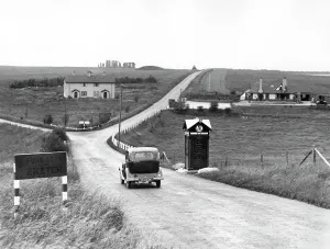 Stonehenge Print, Black and White Photograph