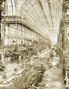 Crystal Palace Print: Vast Nave Interior