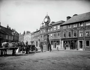 The Victorian Age Prints: Newbury Jubilee Clock Print