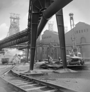 Iconic Photographers of England - Historic Image Collections: Consett Steel Works Print, General View