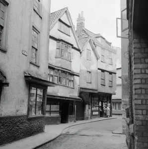 Bristol Prints: Print of Host Street in Bristol, viewed from the street