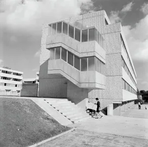 Hillingdon Print, a Brutalist block of flats