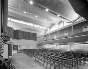 Prints of Broadmead Baptist Church, Union Street, Broadmead, City of Bristol Engineering And Construction Prints: Broadmead Baptist Church Interior Print