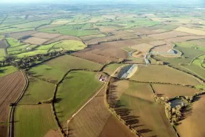 HS2 Construction Print, Heave Cutting Site near Stoneton