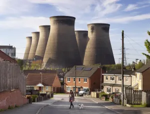 Ferrybridge Power Station Cooling Towers Print